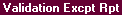 Report View: Validation Exception