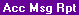 Report View: Accrual Message (Exception Report)