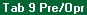 Screen: Application Tab 9 - Precomputed or Operating