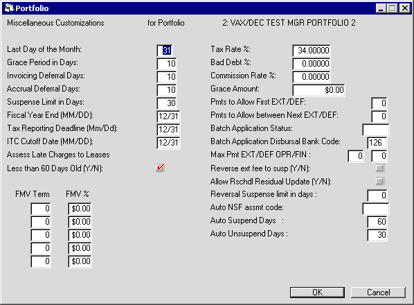 Miscellaneous Customizations - Screen 2