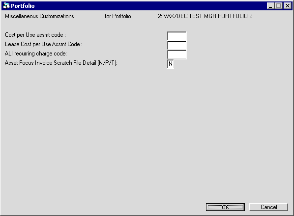Miscellaneous Customizations - Screen 5