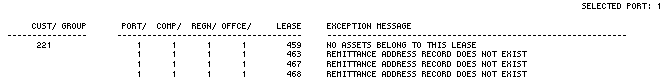 Invoice Exceptions