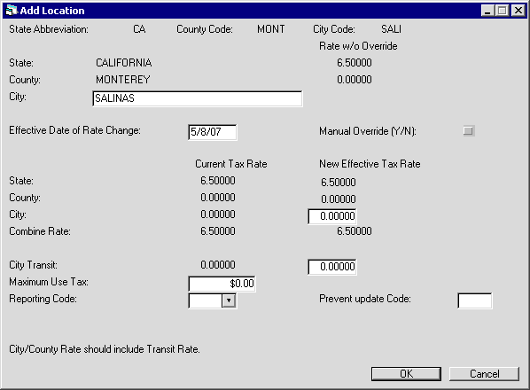 Add city view of the Add Location screen
