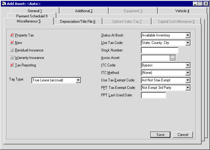 The Miscellaneous tab