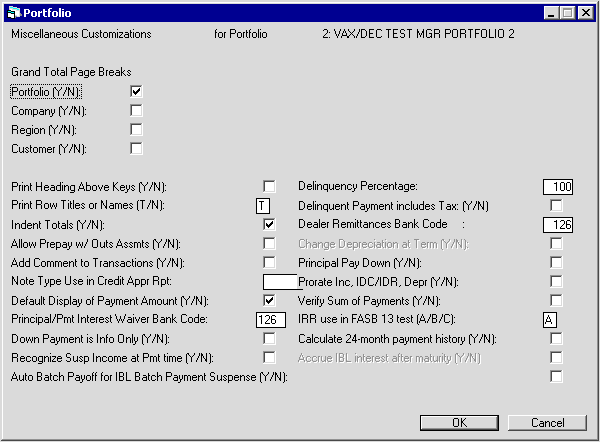 Miscellaneous Customizations - Screen 4
