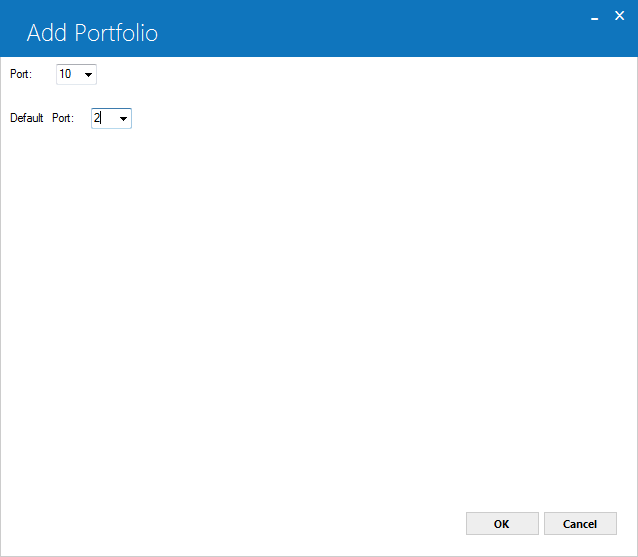 Add Portfolio