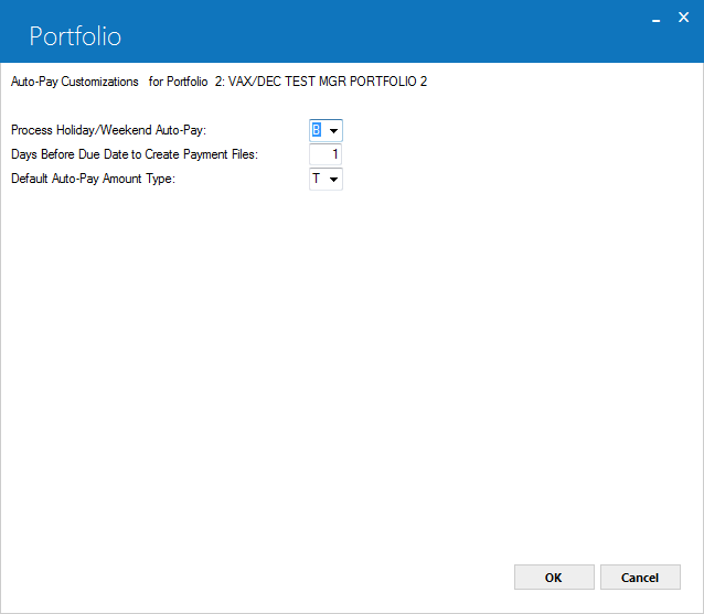 Auto-Pay Customizations