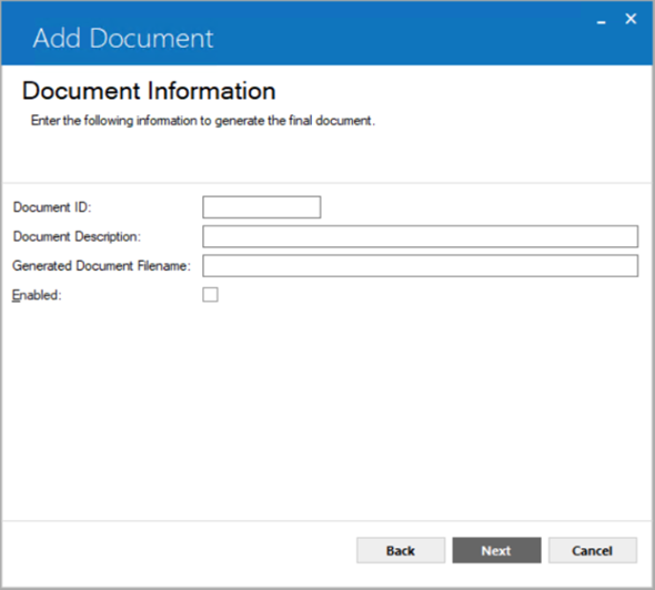 Document Information