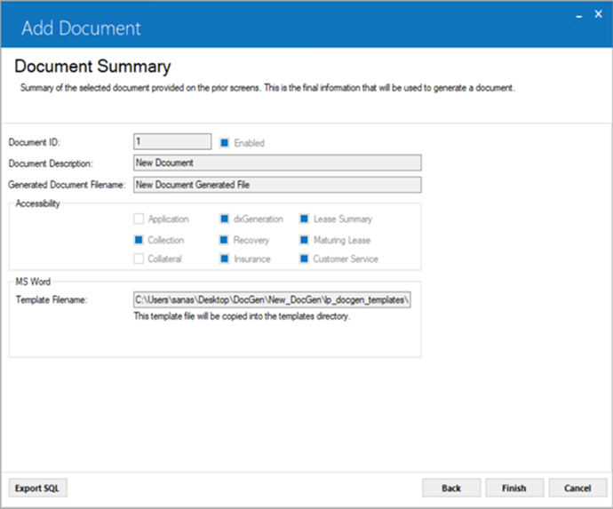Document Summary