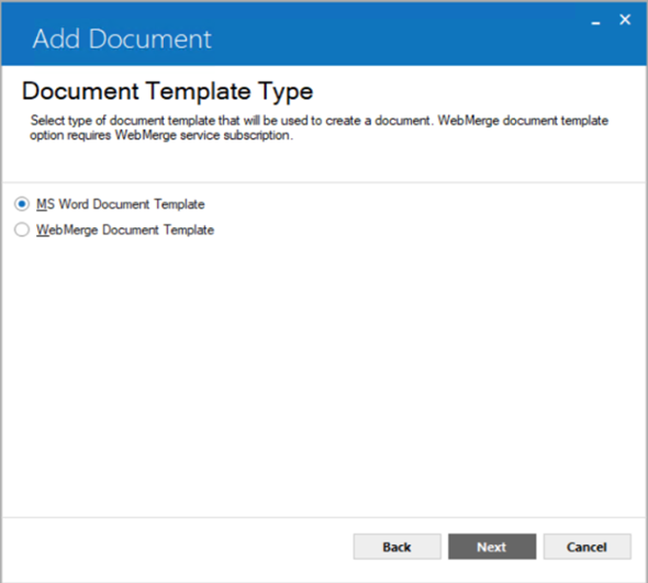 Document Template Type