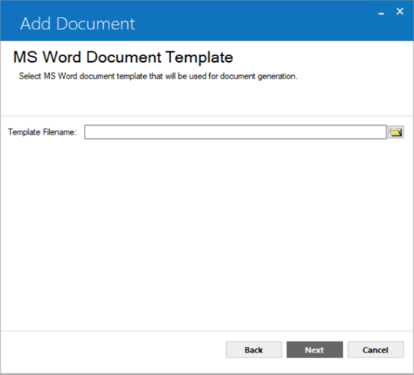 MS Word Document Template