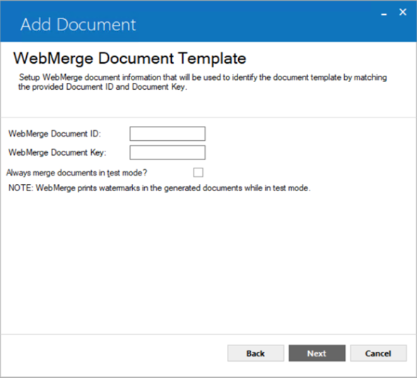 WebMerge Document Template