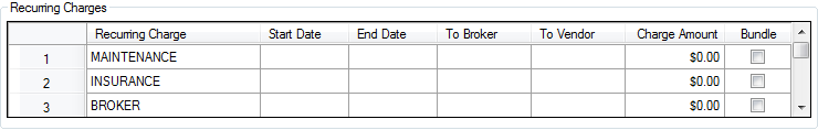 The RCR Payment Schedule section.