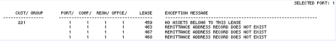 Invoice Exceptions