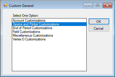 Custom General