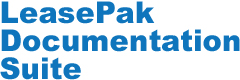 LeasePak Documentation Suite