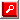 Red search symbol